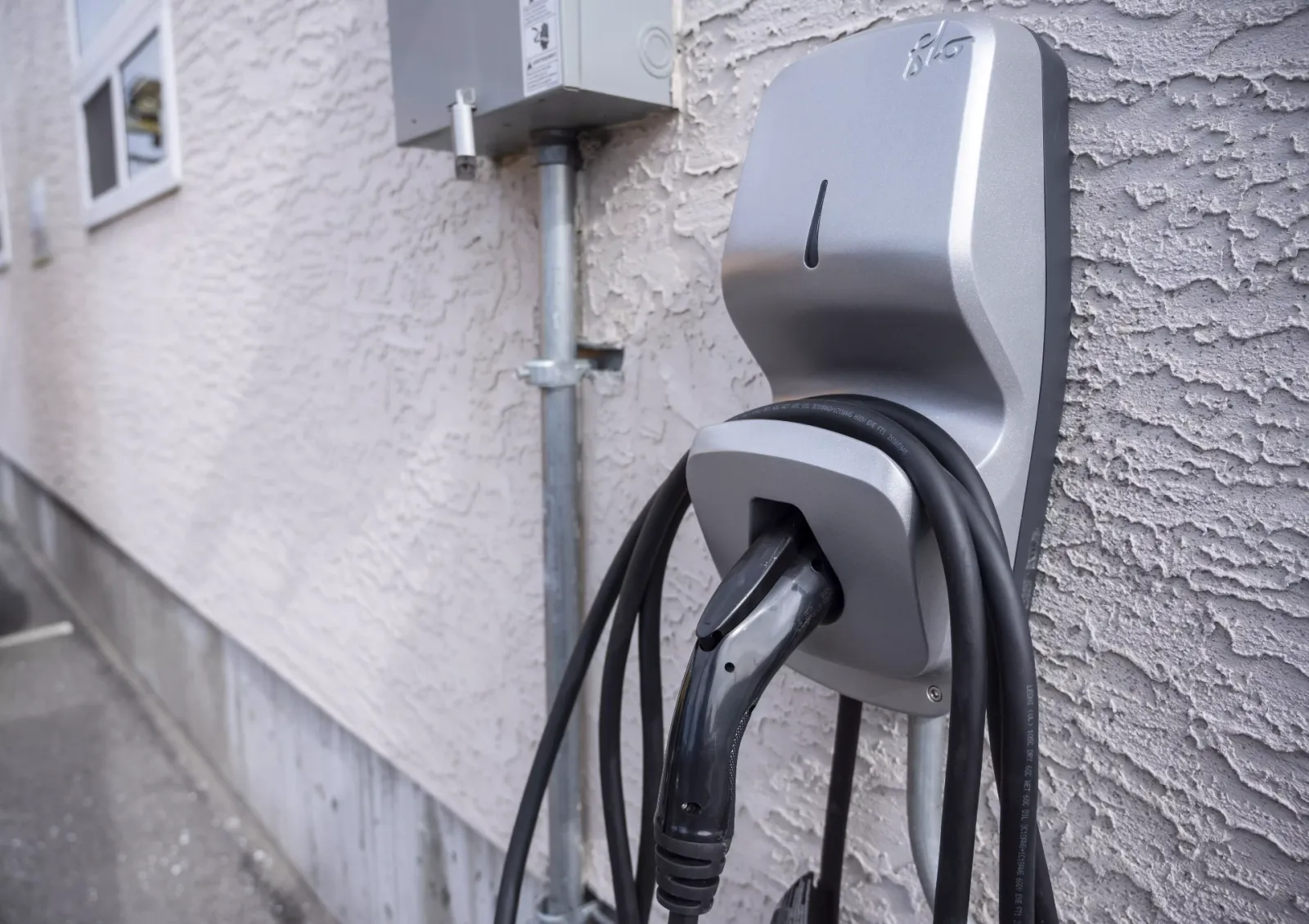 EV charging station installation by Mitchell & Sun