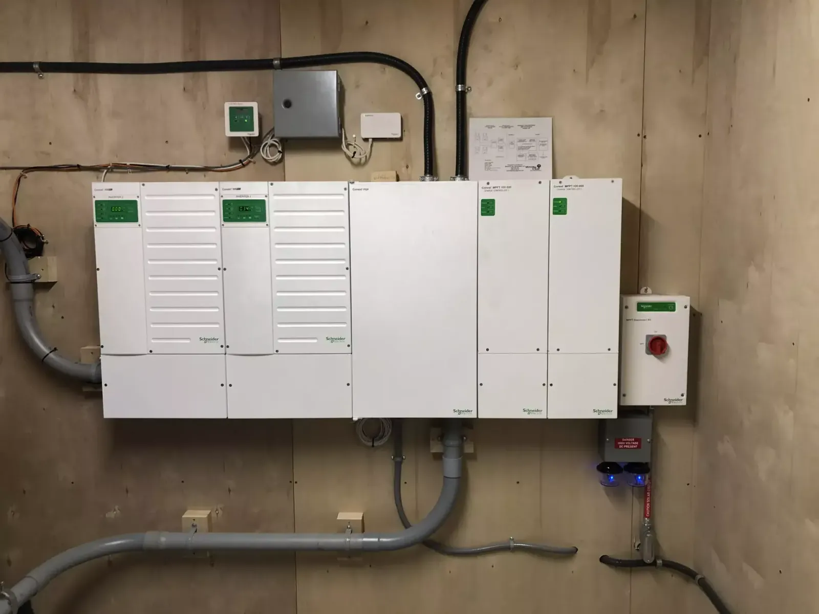 Professional electrical panel installation — Schneider Electric