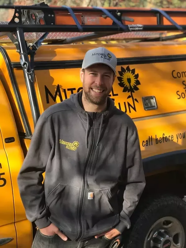 Mitchell, Red Seal Electrician and founder of Mitchell & Sun Electrical Services in Creston BC